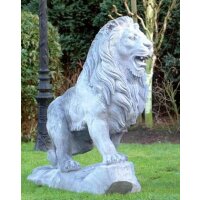 Steingussfigur Lion, Blick nach Links